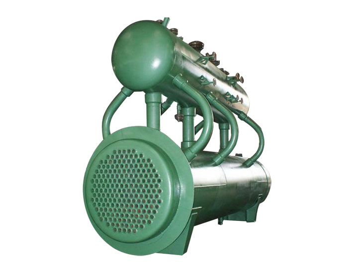 Smoke tube waste heat exchanger